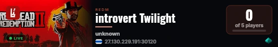 introvert Twilight live status badge
