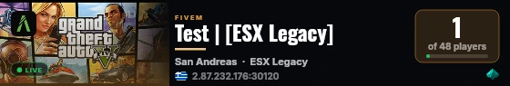 Test | [ESX Legacy] live status badge