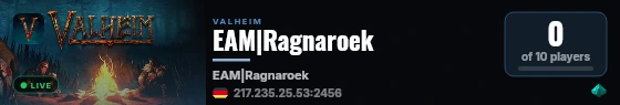 EAM|Ragnaroek live status badge