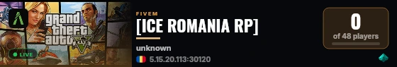 [ICE ROMANIA RP] live status badge