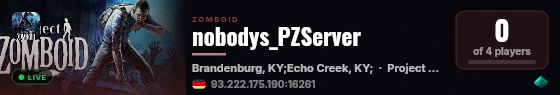 nobodys_PZServer live status badge
