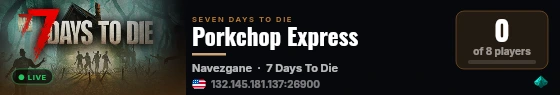 Porkchop Express live status badge