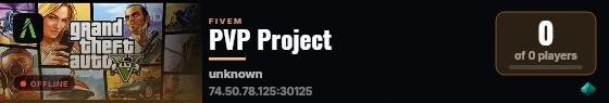 PVP Project live status badge