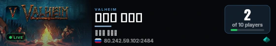 ��� ��� live status badge