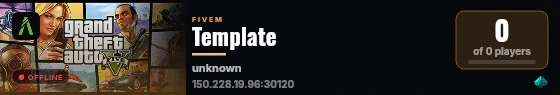 Template live status badge