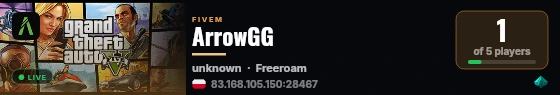 ArrowGG live status badge