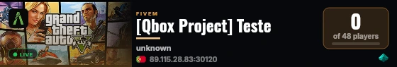 [Qbox Project] Teste live status badge