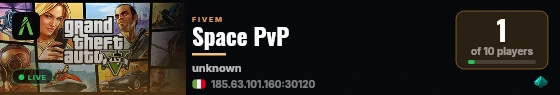 Space PvP live status badge