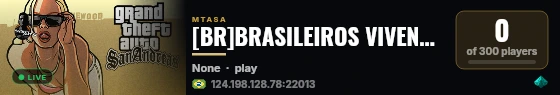 [BR]BRASILEIROS VIVENDO NO FLUXO ~ SERVER #2 live status badge