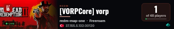 [VORPCore] vorp live status badge