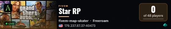 Star RP live status badge