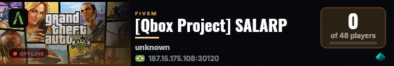 [Qbox Project] SALARP live status badge