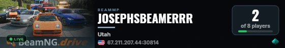 JOSEPHSBEAMERRR live status badge