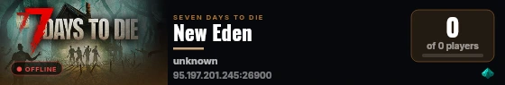 New Eden live status badge