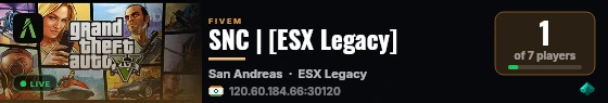 SNC | [ESX Legacy] live status badge