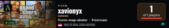 xavionyx live status badge