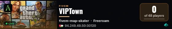 VIP-Town live status badge