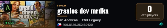 graalos dev mrdka live status badge