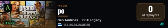 po live status badge