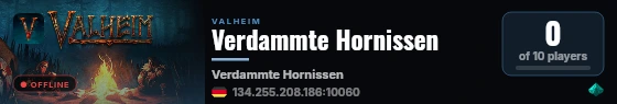 Verdammte Hornissen live status badge