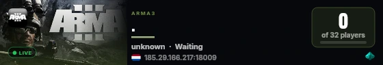 . live status badge