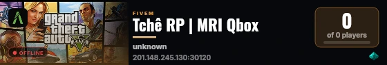 Tchê RP | MRI Qbox live status badge