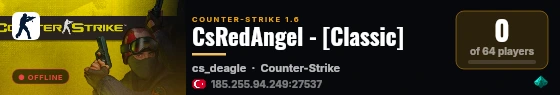 CsRedAngel - [Classic] live status badge