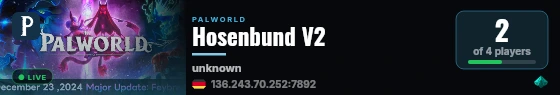 Hosenbund V2 live status badge