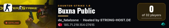 VALHALLA | ASSAULT ONLY live status badge