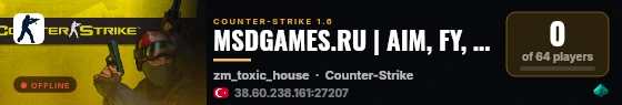 MSDGAMES.RU | AIM, FY, AWP live status badge