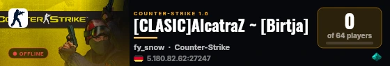 [CLASIC]AlcatraZ ~ [Birtja] live status badge