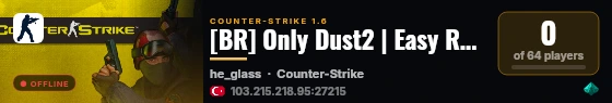 [BR] Only Dust2 | Easy Rank | Free VIP live status badge
