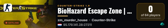 BioHazard Escape Zone | Elite VIP live status badge