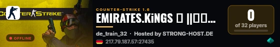 ARGENTINA CS DUST2 live status badge