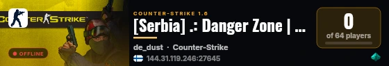 [Serbia] .: Danger Zone | Plant The Bomb :. #1 live status badge
