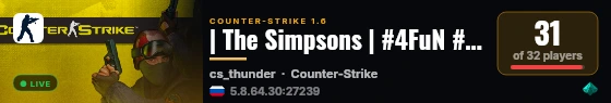| The Simpsons | #4FuN #BoLadao #Patentes #VIP #Skins #Models @BRXGames live status badge