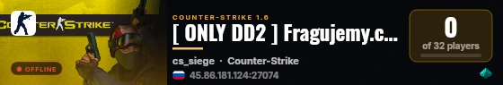 [ ONLY DD2 ] Fragujemy.com :: [LECZENIE|SKINY|MONETY|MEDALE] live status badge