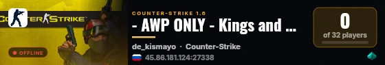 - AWP ONLY - Kings and Queens live status badge