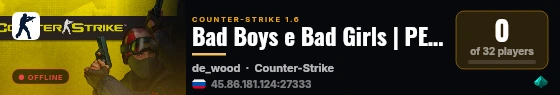 Bad Boys e Bad Girls | PEGA BANDEIRA | @HOSTBR.GAMES live status badge