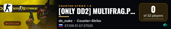 [ONLY DD2] MULTIFRAG.PL [DARMOWY VIP 20-10][KONKURS][100HP][ASYSTY][MEDALE][SKINY] live status badge