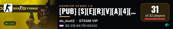 [PUB] [S][E][R][V][A][4][0][K] 18+ live status badge