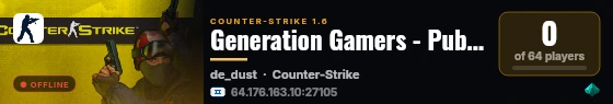 Generation Gamers - Public #Oficial live status badge