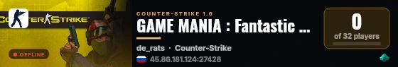 GAME MANIA : Fantastic Coop [2] live status badge