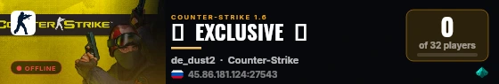 ★  EXCLUSIVE  ★ live status badge