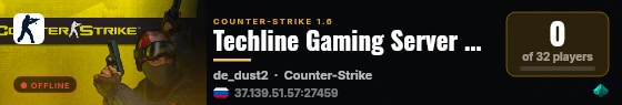 Techline Gaming Server ® / [CLASSIC-1000FPS]  ❤️ live status badge