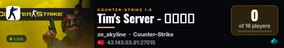Tim's Server - 「综合」 live status badge