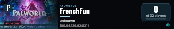 FrenchFun live status badge