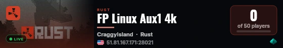 FP Linux Aux1 4k live status badge