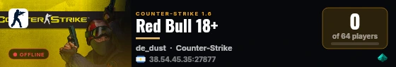 Red Bull 18+ live status badge