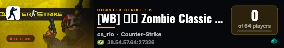 [WB] 좀비 Zombie Classic S/NS live status badge